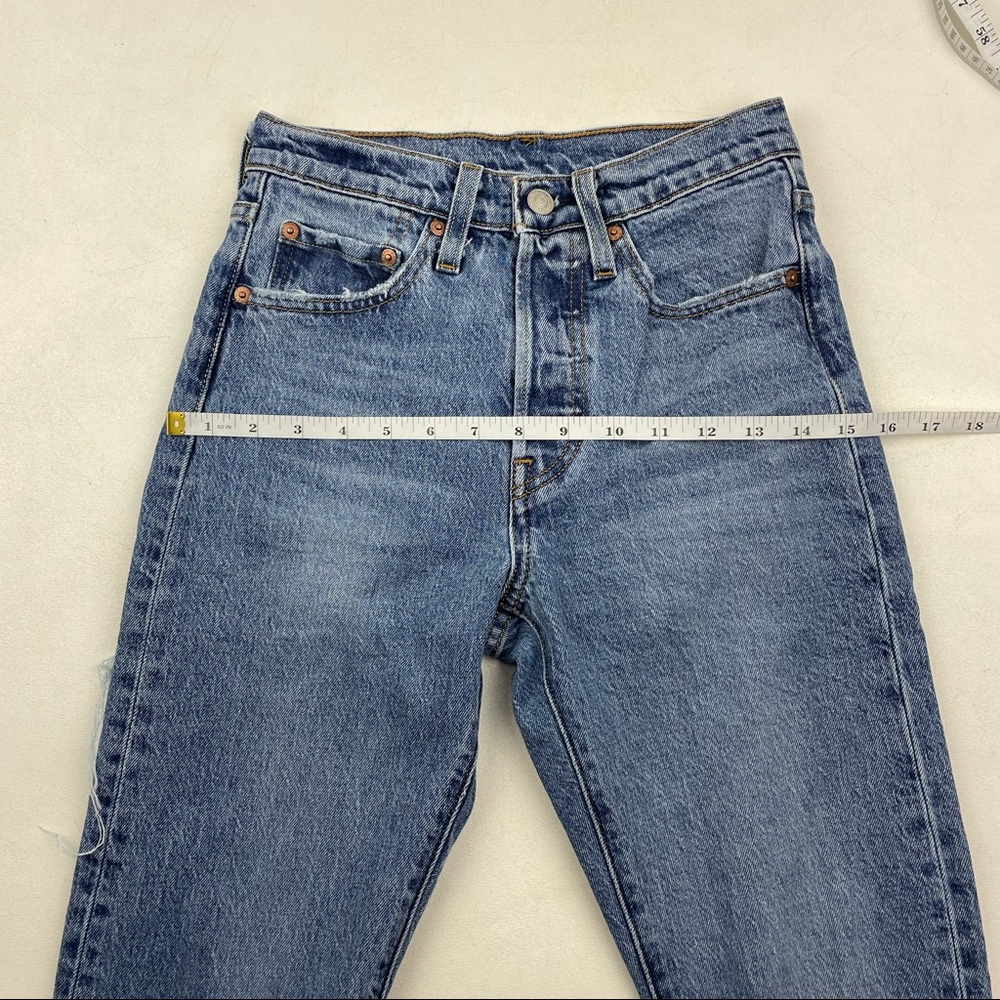 Levi’s 501 High Rise Ass Rip / Butt Rip Jeans - Picture 4 of 7